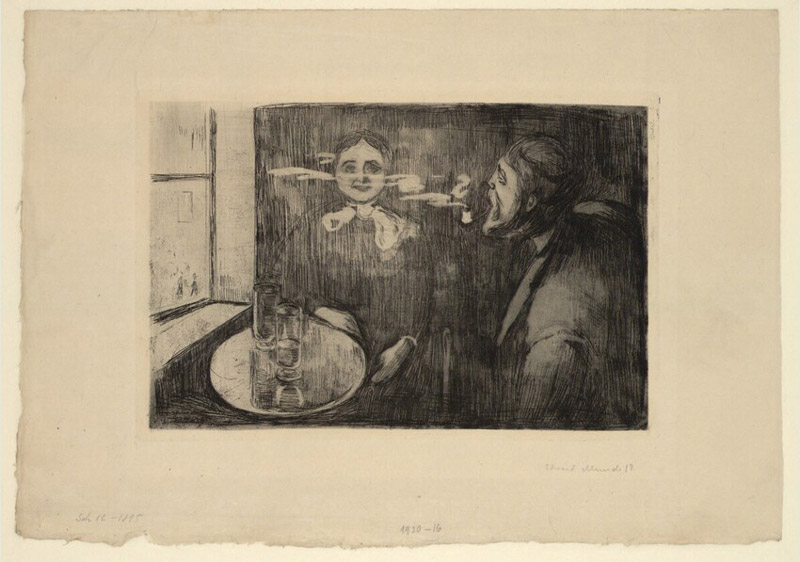 Tete-a-Tete by Edvard Munch, Albertina Museum collection
